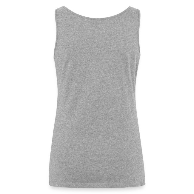 Beat Trotterz Apparel: Women Tank Anthem Logo, heather grey, back