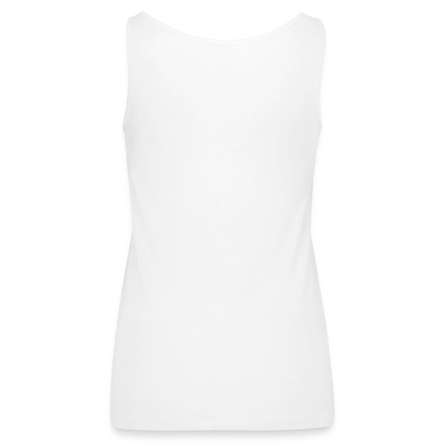 Beat Trotterz Apparel: Women Tank Anthem Logo, white, back