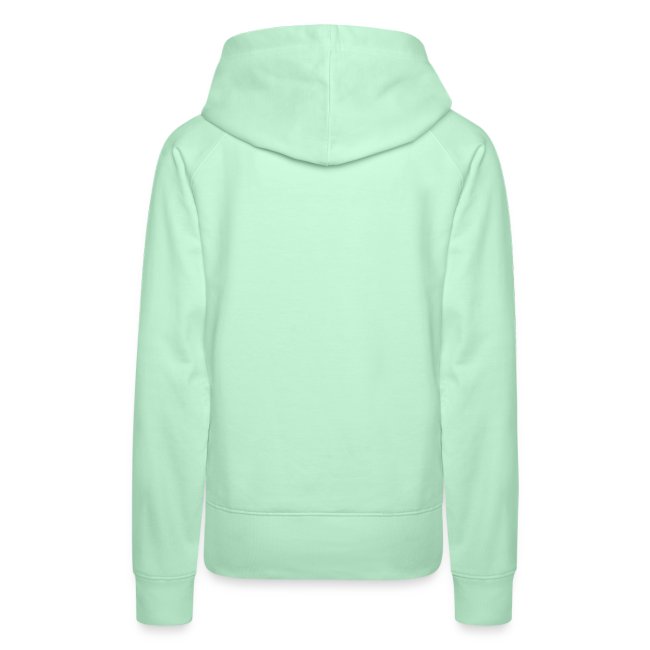 Beat Trotterz Apparel: Premium Hooded Women Beat Trotterz EcoLogo lightgreen, back