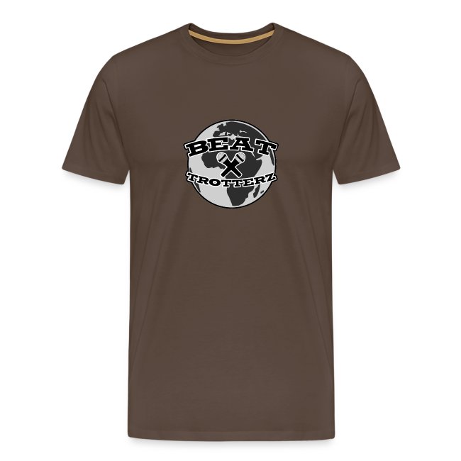 Beat Trotterz Apparel: Premium OG Beat Trotterz Anthem Logo, brown, front