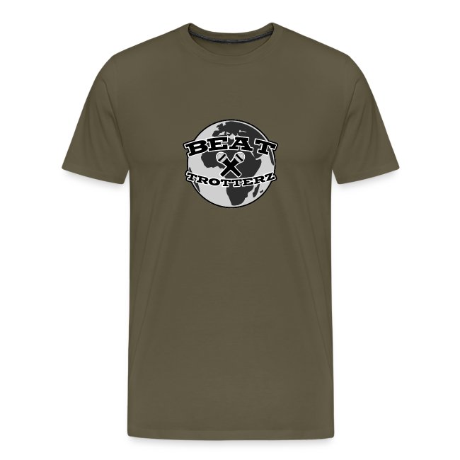 Beat Trotterz Apparel: Premium OG Beat Trotterz Anthem Logo, kaki, front