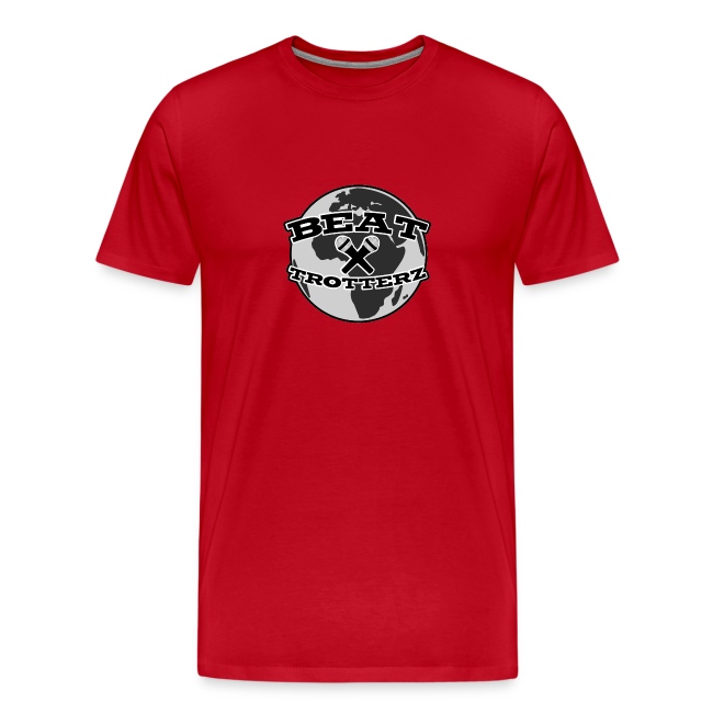 Beat Trotterz Apparel: Premium OG Beat Trotterz Anthem Logo, red, front