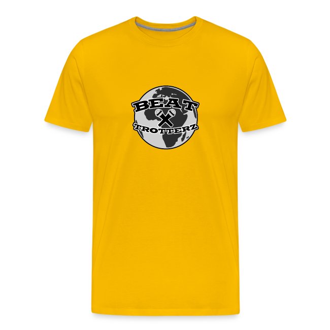 Beat Trotterz Apparel: Premium OG Beat Trotterz Anthem Logo, yellow, front