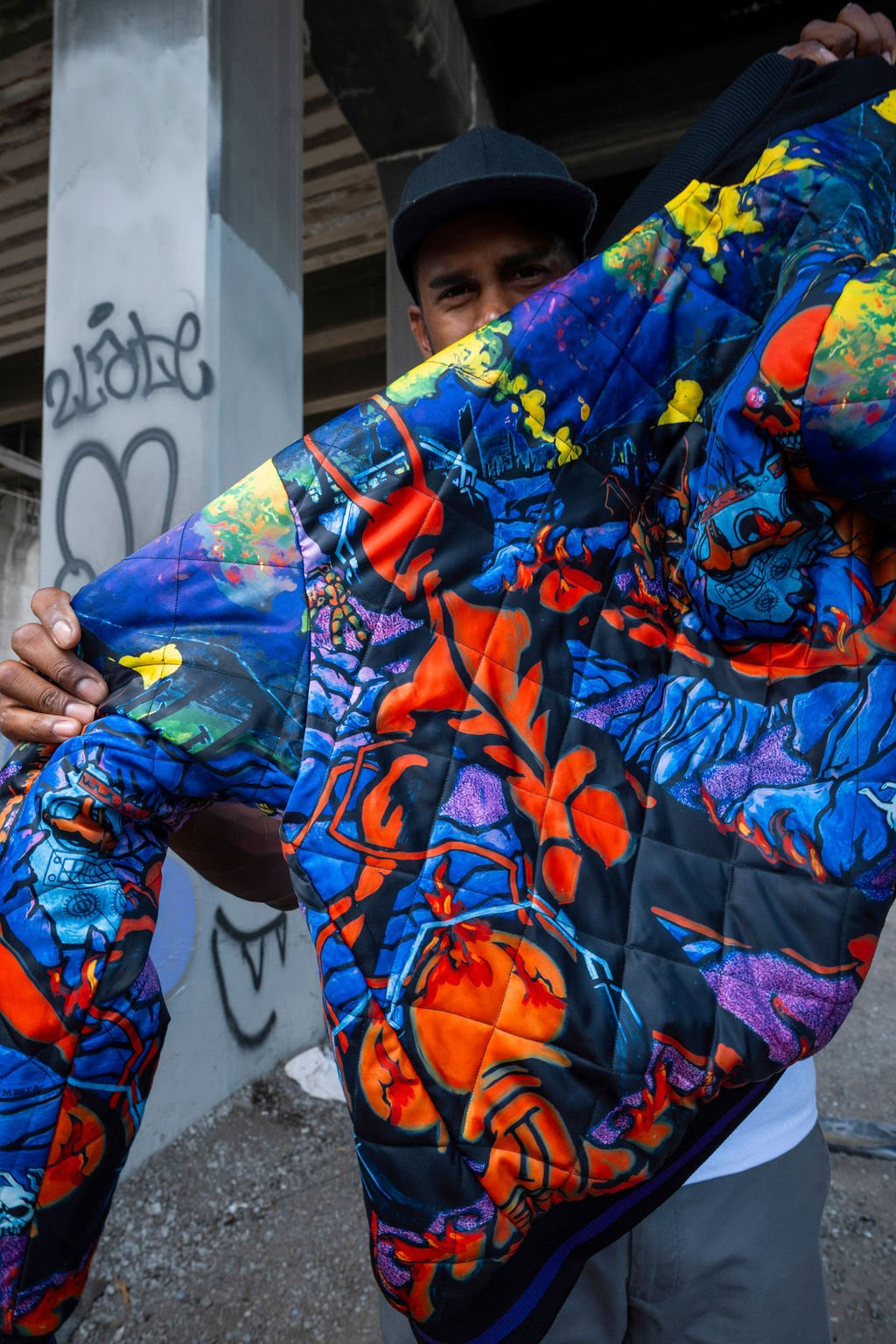 Funcrusher Varsity Jacket inside