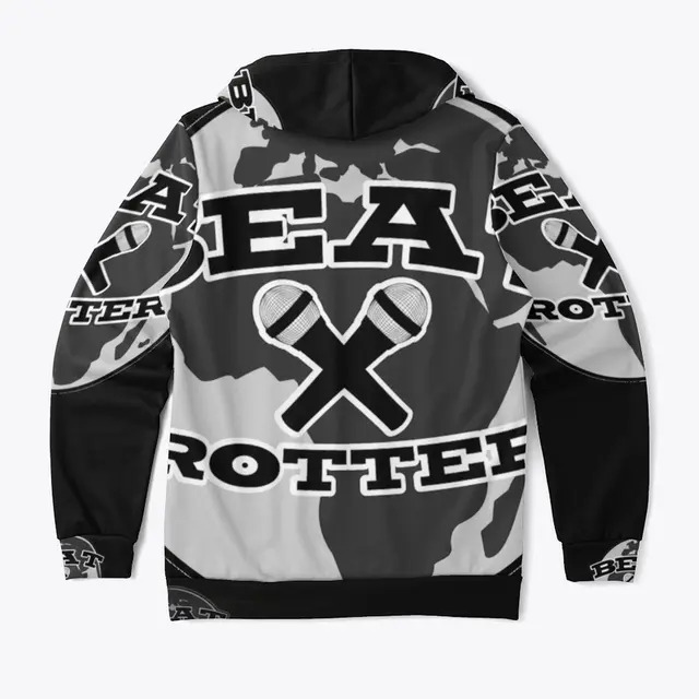 Beat Trotterz Apparel: Unisex All Over Print Hoodie OG Logo