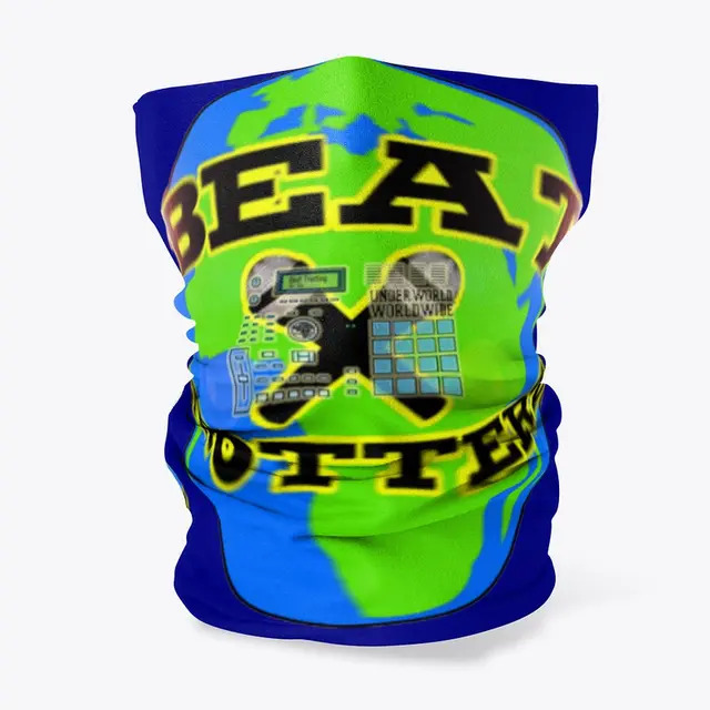 Neck Gaiter ECO Beat Trotterz, deep navy, front