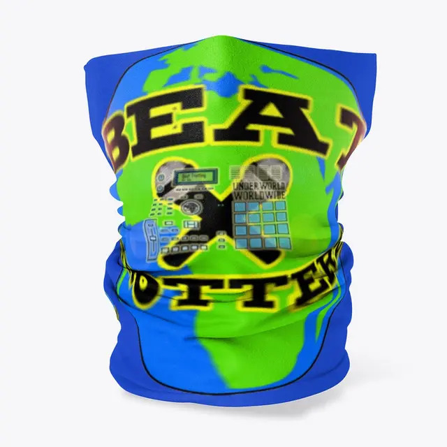 Neck Gaiter ECO Beat Trotterz, royal blue, front