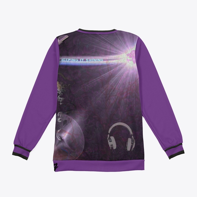Unisex Keeping It Shining Cover Album Crewneck, back