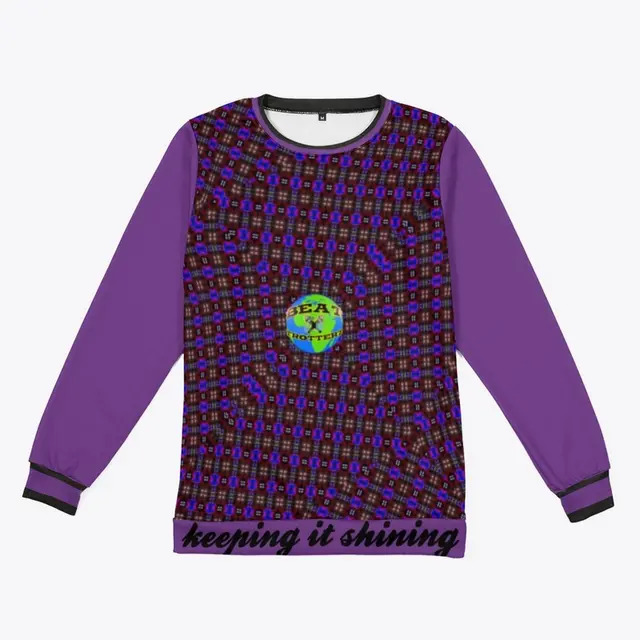 Unisex Keeping It Shining Cover Album Crewneck, front