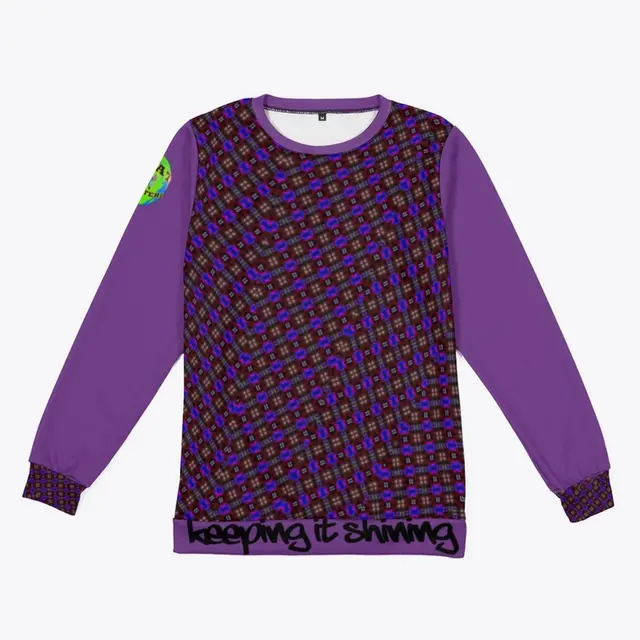 Unisex Beat Trotterz Keeping It Shining Tag Crewneck, front