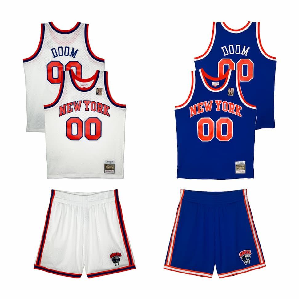 MF DOOM X Mitchell & Ness shorts & jerseys