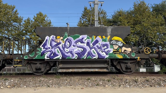 Graffiti Mission 92 at the Freight Train Yard