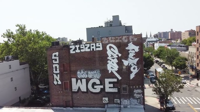 NYC GRAFFITI - JULY 2024 drone footage