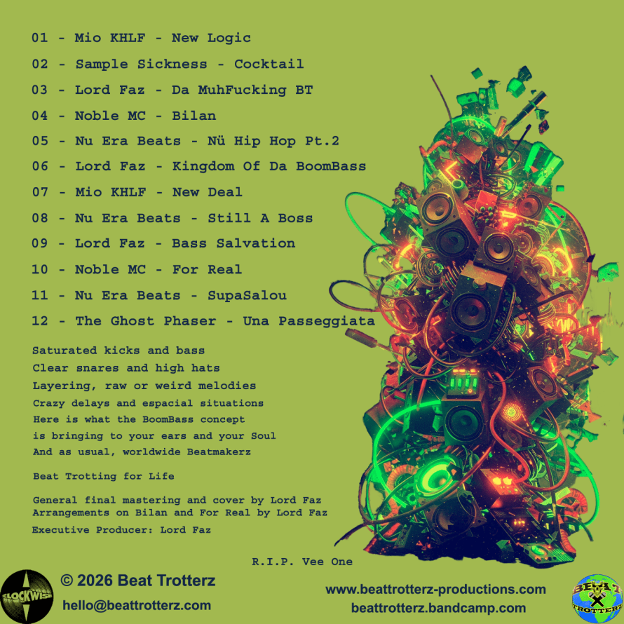 Beat Trotterz - Kingdom Of The BoomBass (part one) back cover