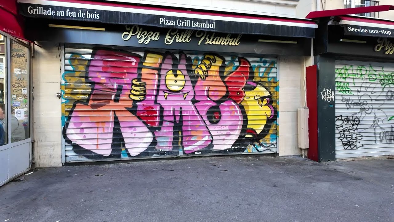 WALKING PARIS - GRAFFITI IN PARIS. SEPTEMBER 2024 WALKING PARIS - GRAFFITI IN PARIS. SEPTEMBER 2024