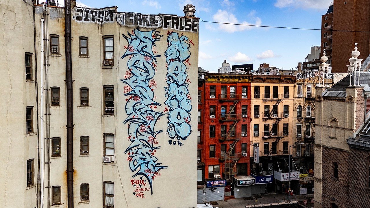 graffiti in nyc - roofs and streets
